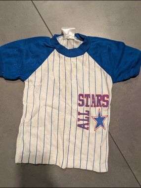 VBH Blue & White 'All Stars' Raglan Tee
